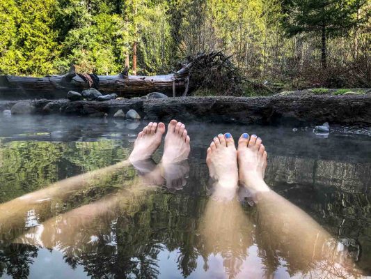 McCredie Hot Springs Feet Soak