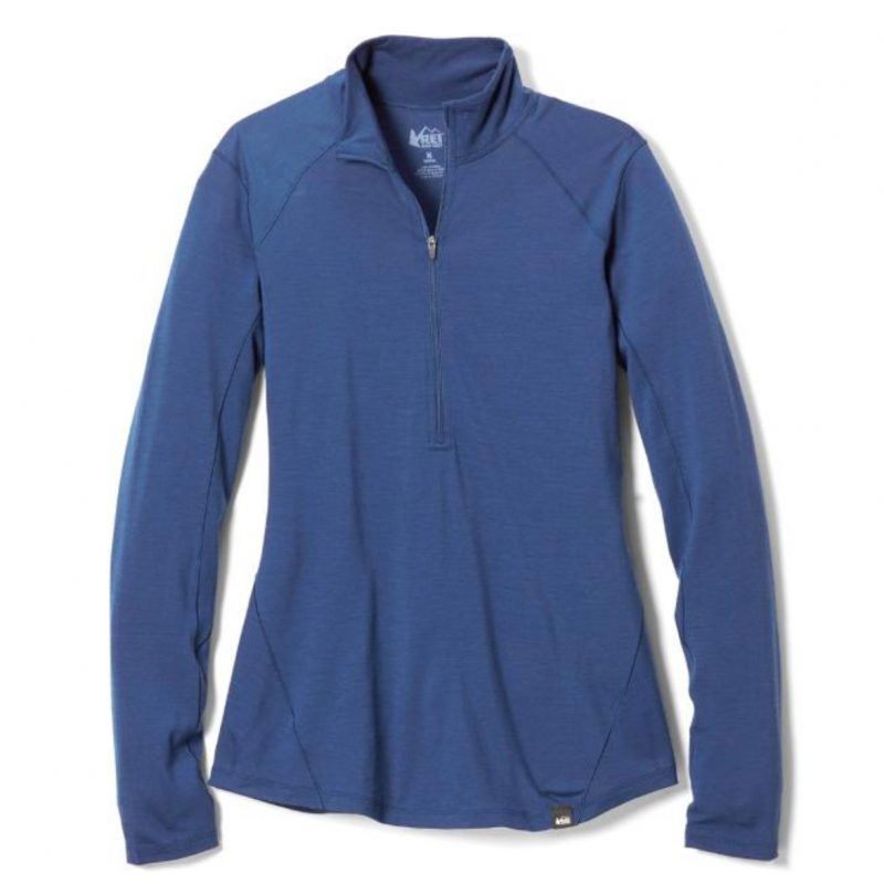 REI Merino Midweight Half-Zip Base Layer Top