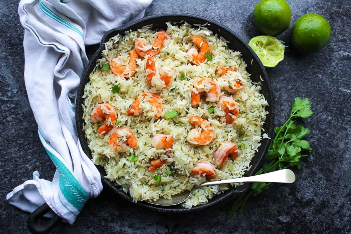 One-Pot Camping Meals: Cilantro Lime Shrimp & Rice