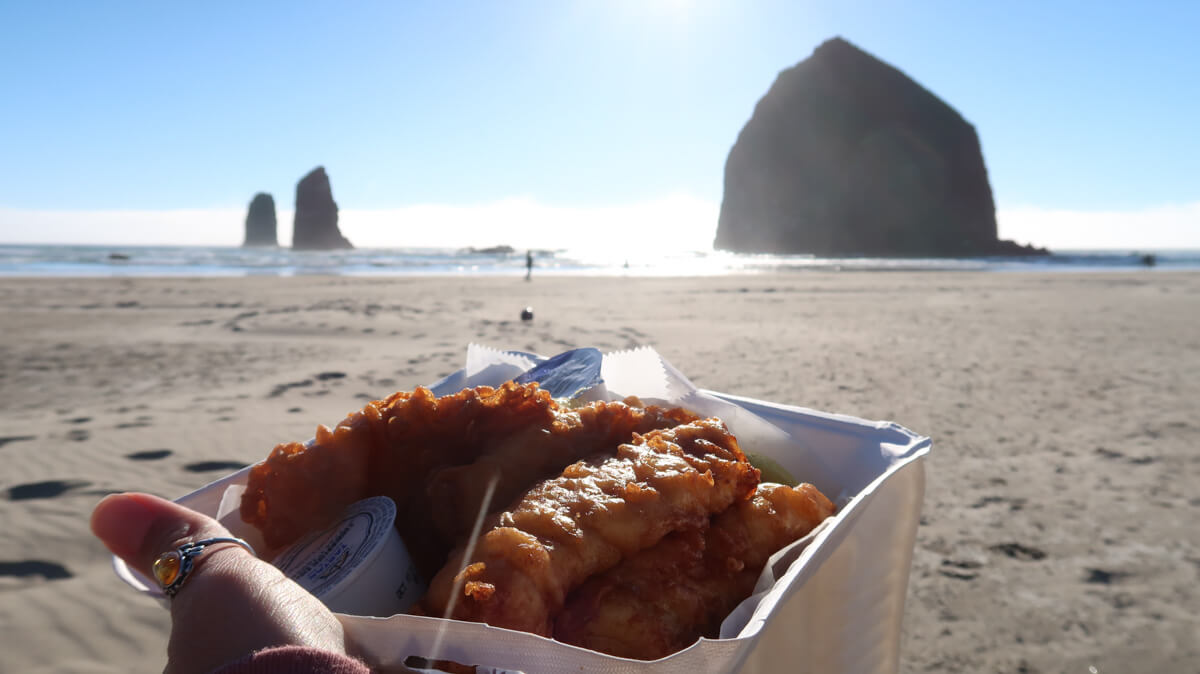 Fish n' Chips on Cannon Beach