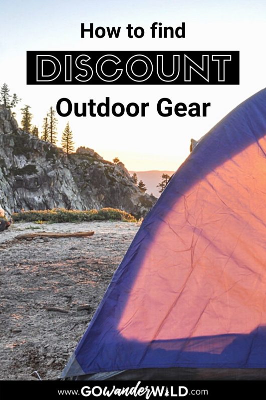 How to Get Outdoor & Camping Gear for Cheap - Go Wander Wild