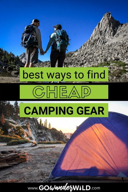 Bargain camping clearance gear