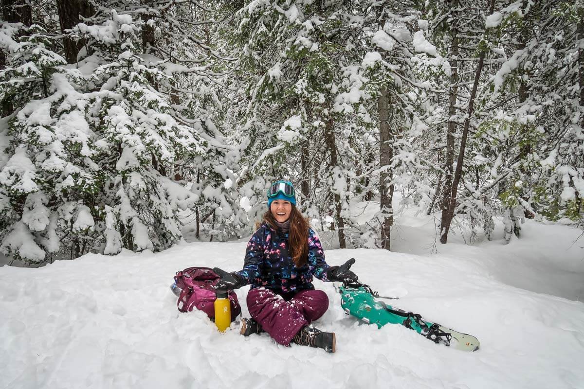 Snowshoeing