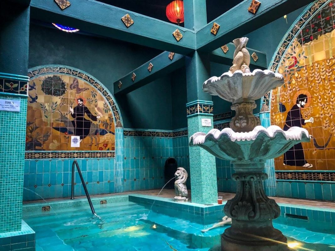 Soaking Pool at McMenamins Old St. Francis School Bend Oregon
