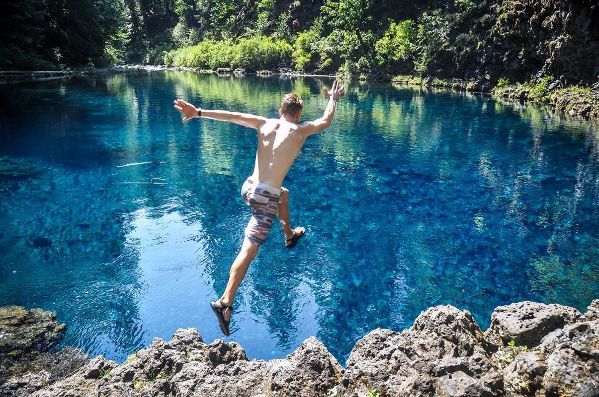 Tamolitch Falls Blue Pool Willamette National Forest