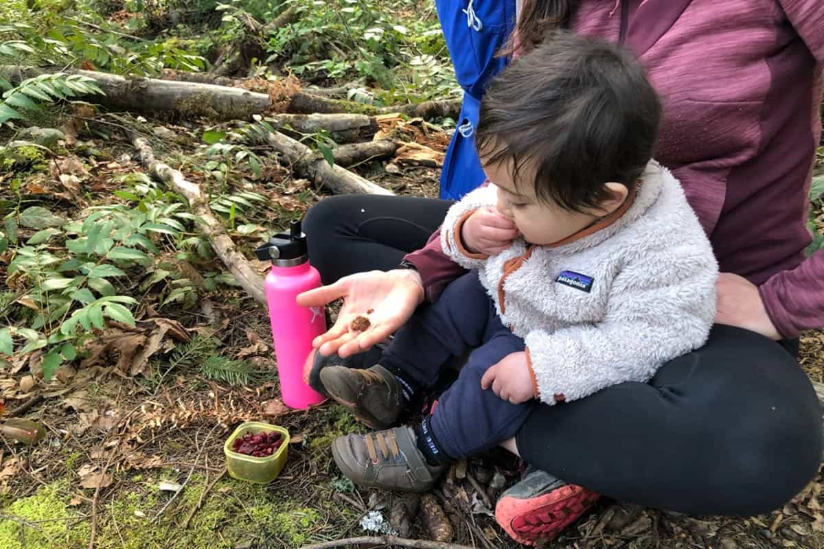 hiking with kids