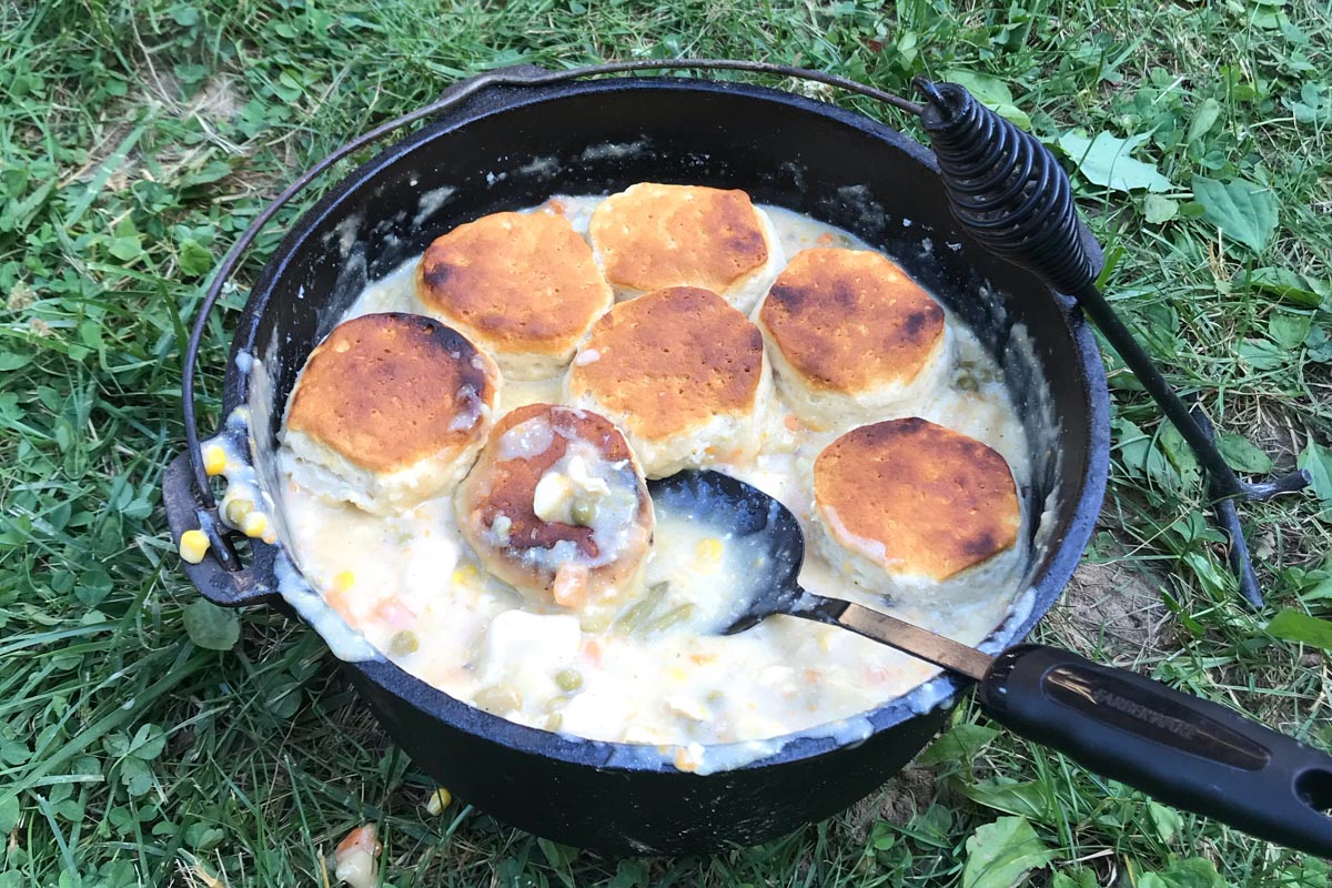 Campfire Chicken Pot Pie (Danno719 via All Recipes)