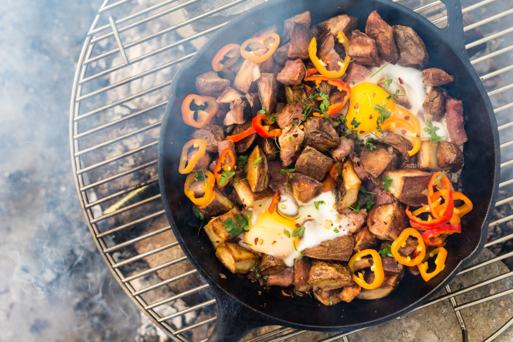 Campfire Skillet Breakfast (Arron from Real Life with Dad)