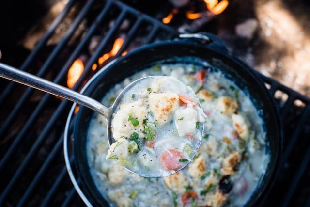 Camping-Chicken-and-Dumplings (Dani from The Adventure Bite)