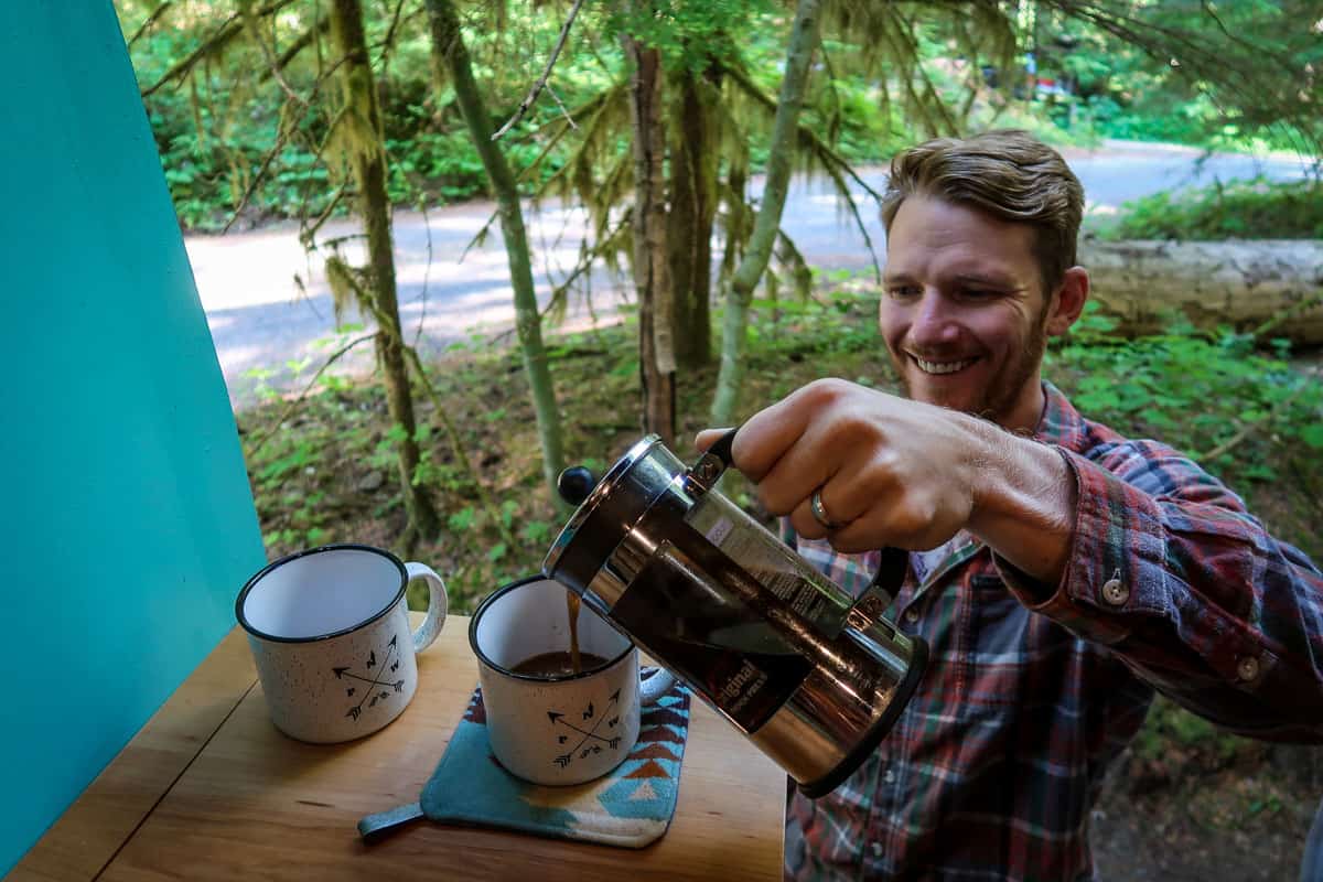 Camping French Press - Make Coffee on the Trail or at Camp - Self Reliance  Outfitters