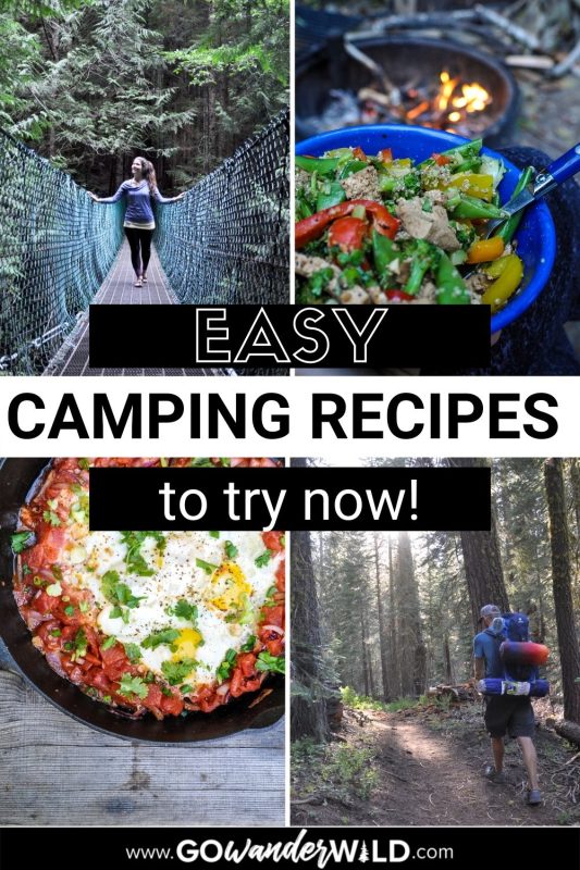 Easy Camping Meals | Go Wander Wild