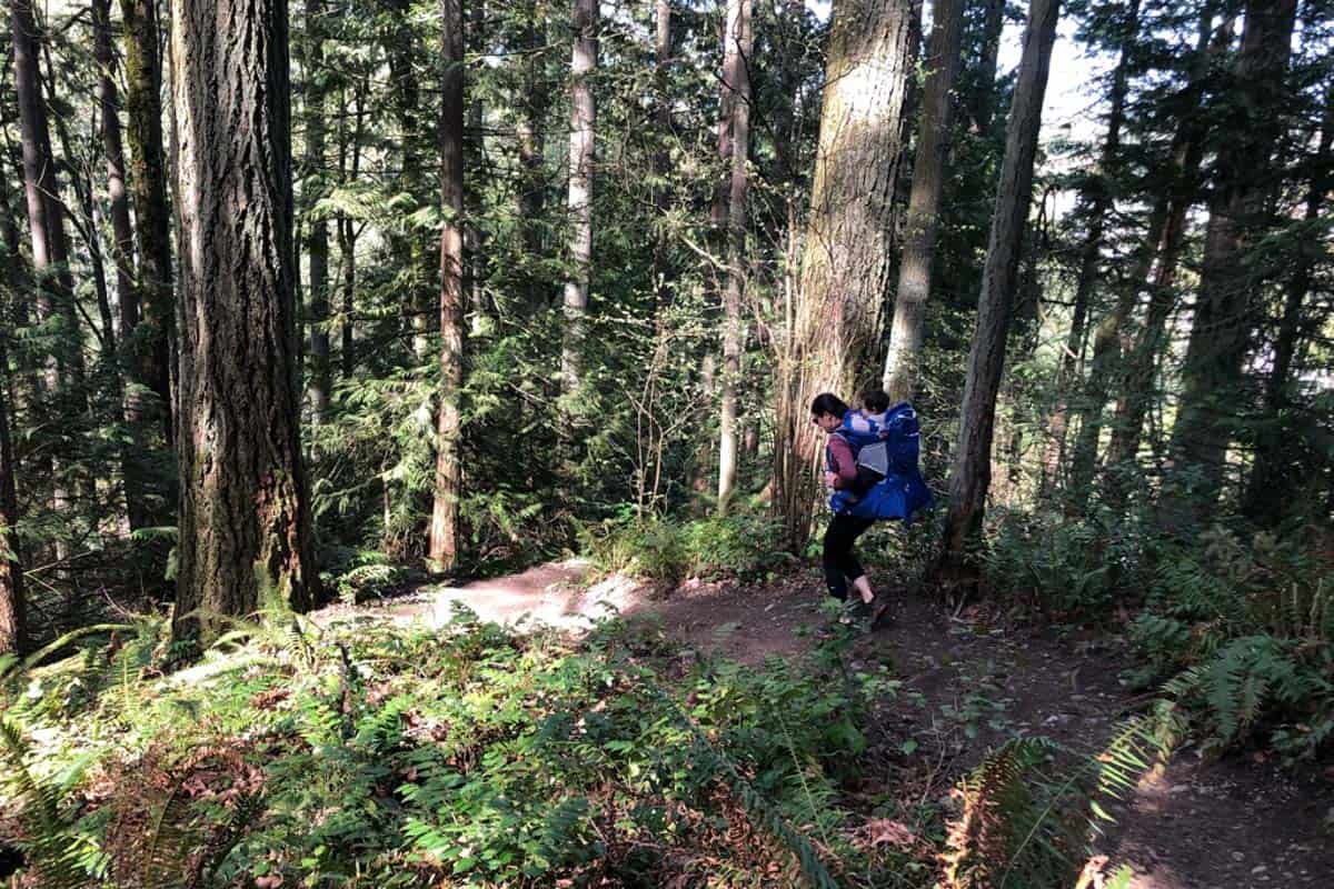 hiking with kids