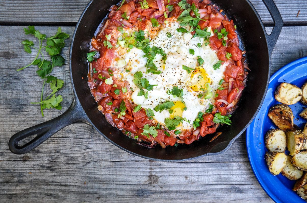 Shakshuka camping food