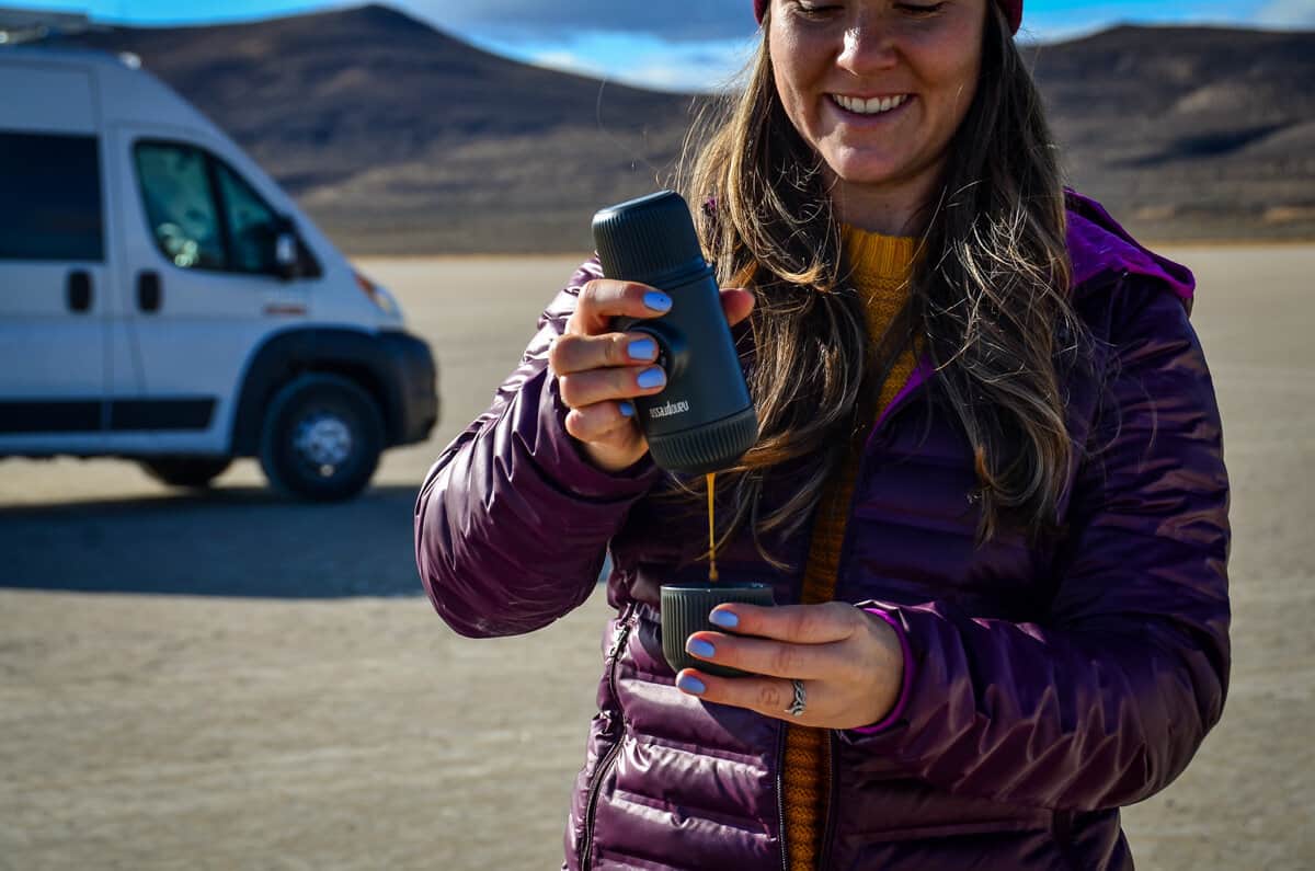 Wacaco Nanopresso for Camping Coffee