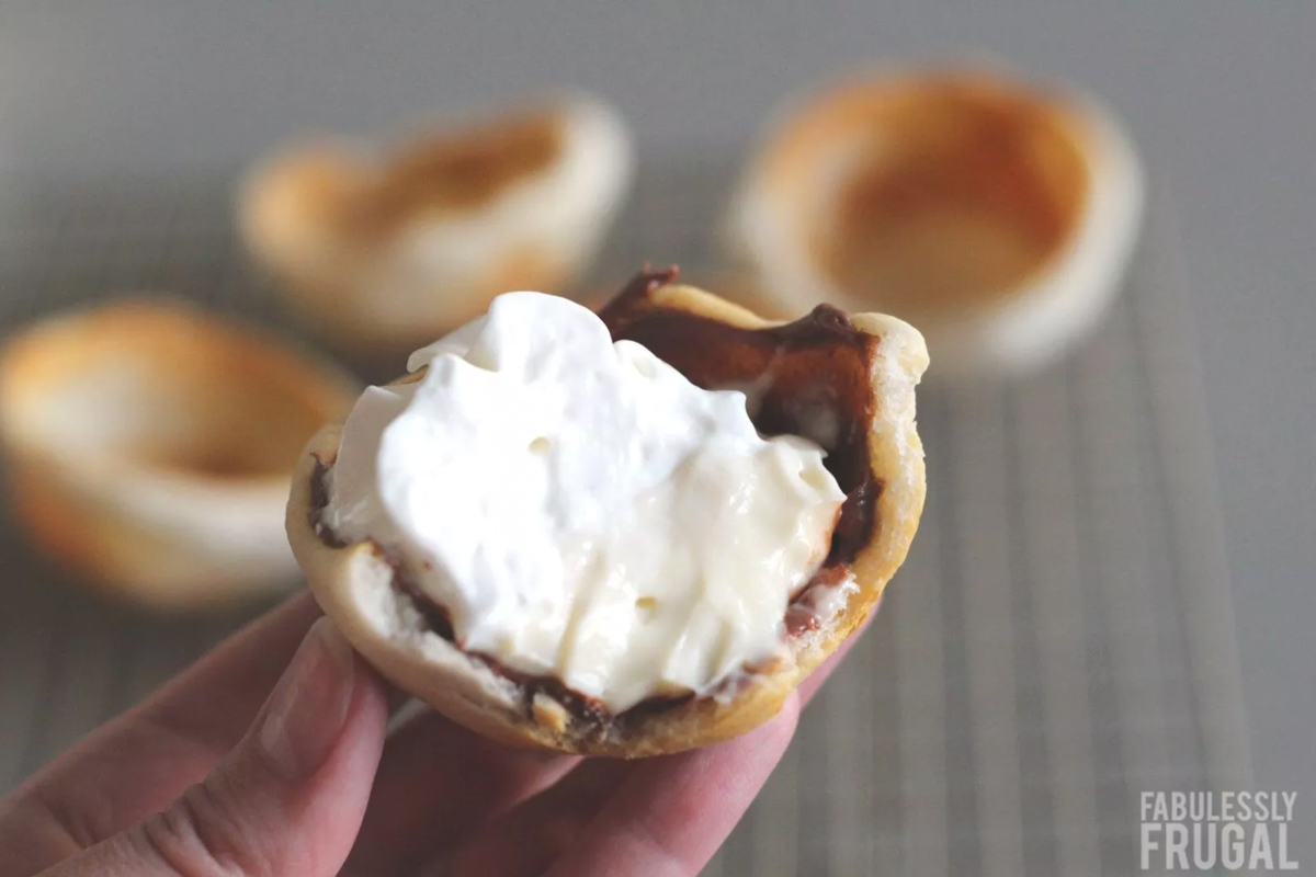 Campfire Eclairs (Fabulessly Frugal blog)