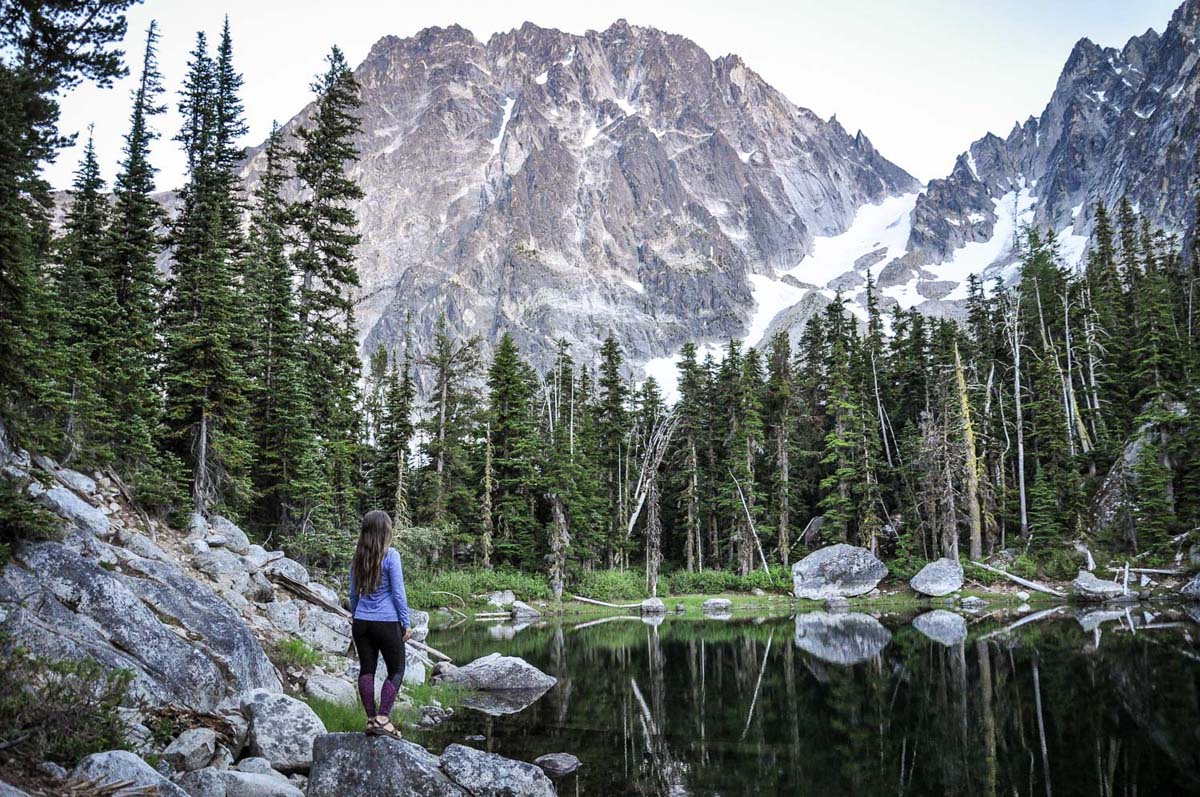 Enchantments hike near Leavenworth Washington