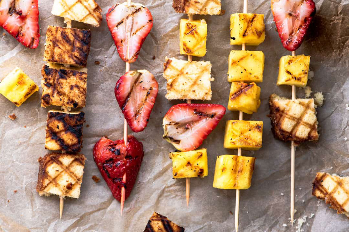 Grilled Strawberry Shortcake Skewers (Betsy from BetsyLife blog)