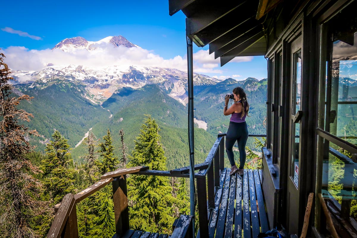 Gobblers Knob Fire Lookout Rainier Washington