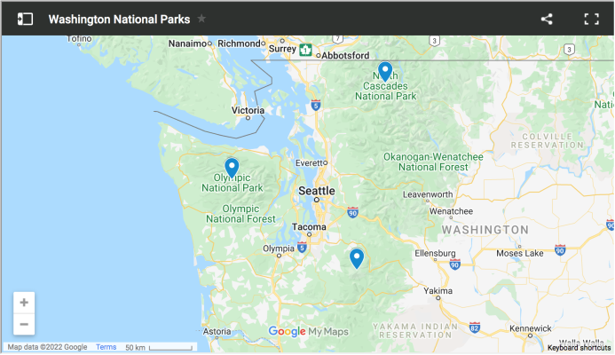 Washington National Parks: Guide + Map - Go Wander Wild