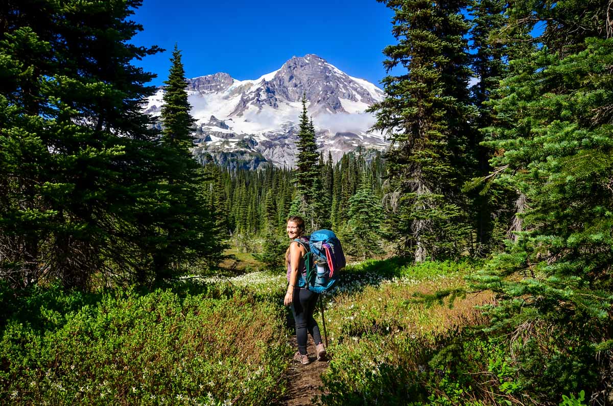 best mt rainier hikes in august