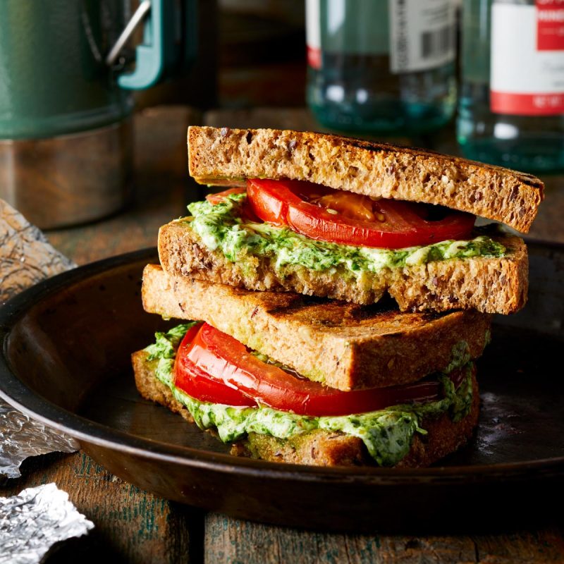 Campfire Caprese Sandwich (Eating Well blog)
