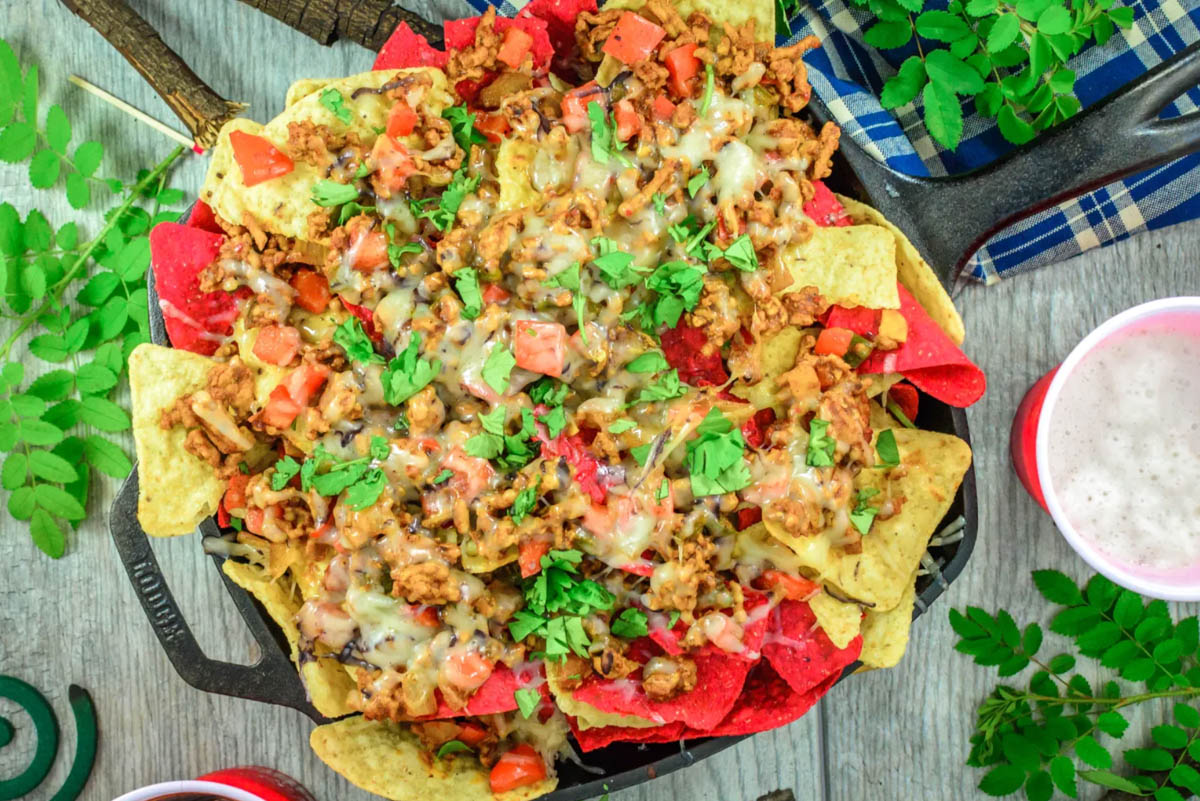 Campfire Nachos (Peppers and Pennies)