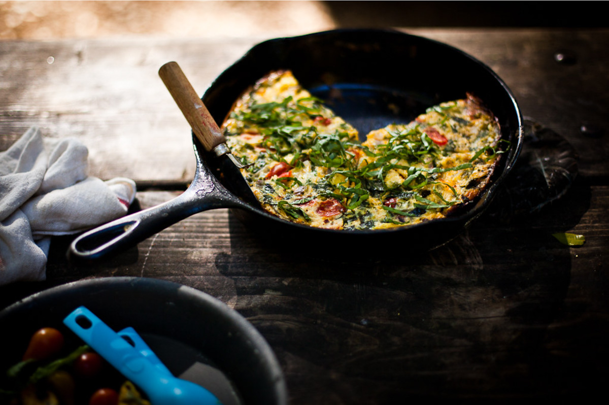 Camping Fritata (The Year in Food Blog)