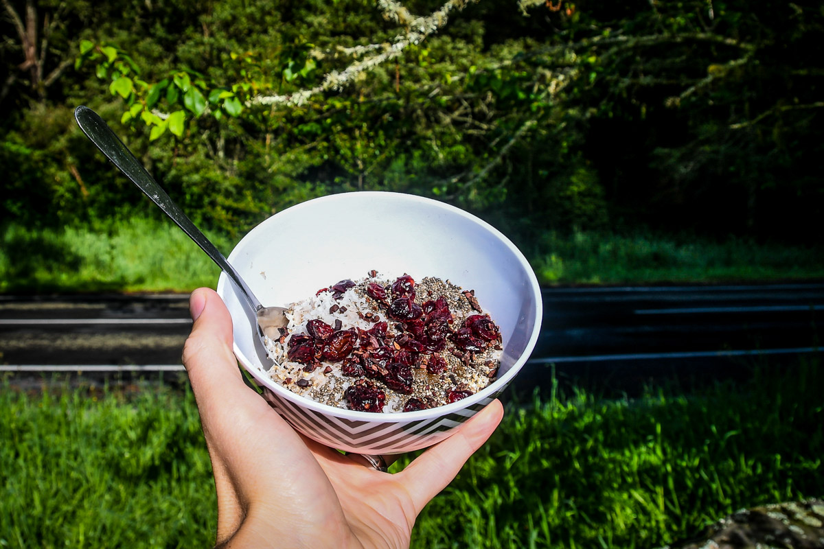 Easy Camping breakfast: Oatmeal