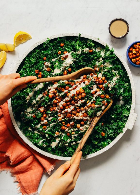 Easy Kale Salad (Minimalist Baker)
