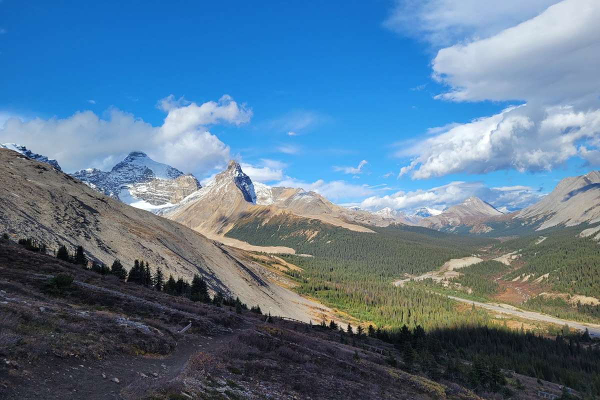 Parker Ridge to Saskatchewan Glacier (Walter H)