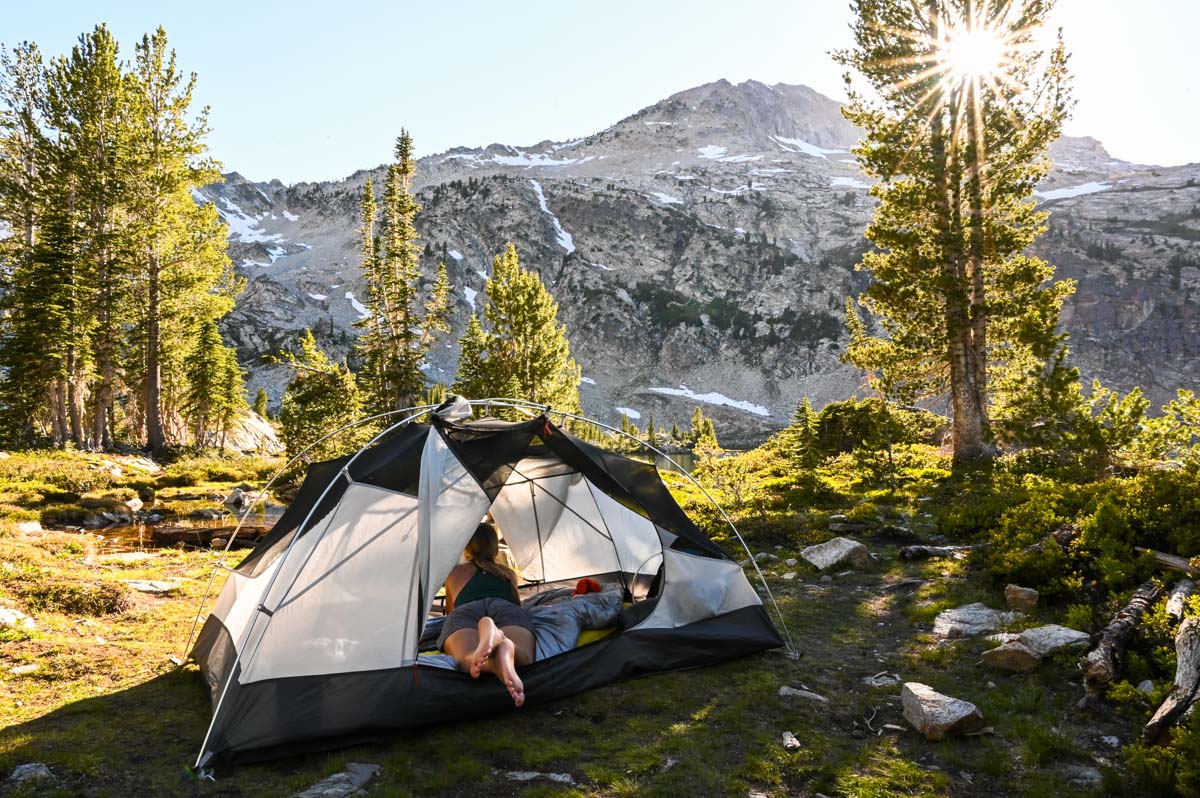 Car Camping in Sawtooth Mountains 