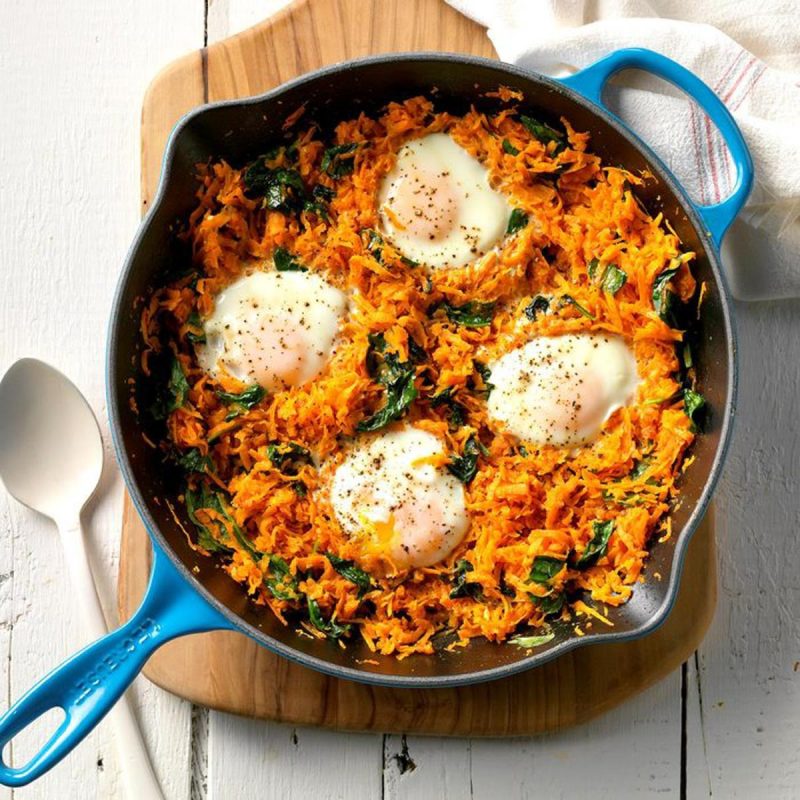 Sweet Potato and Egg Skillet (Taste of Home)