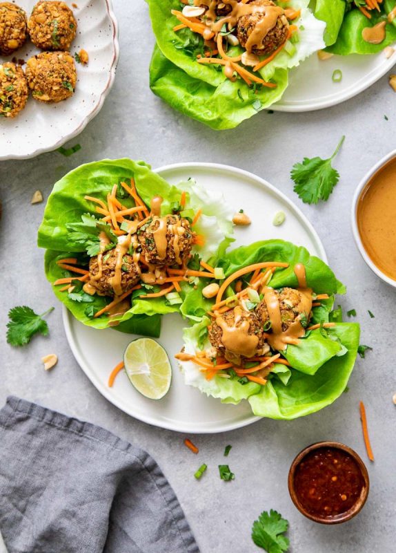 Vegan Lettuce Wraps (Simple Veganista)