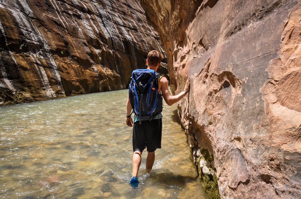 Zion The Narrows Utah Slot Canyon