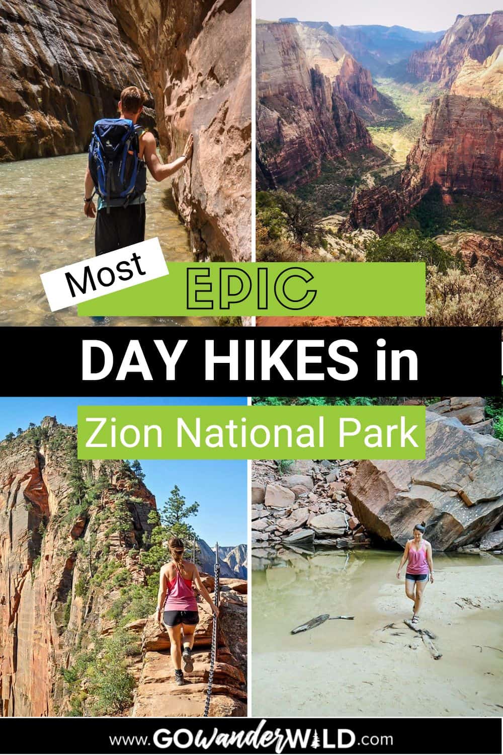 15 Best Hikes In Zion National Park, Utah - Go Wander Wild