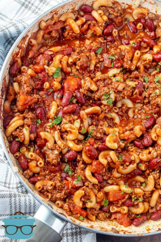 Chili Macaroni recipe (Brandie from The Country Cook)