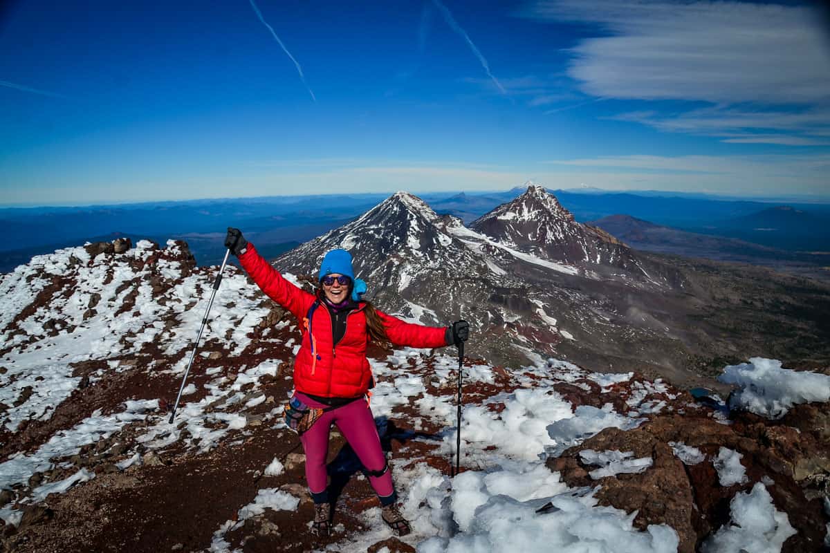 South Sister hike summit