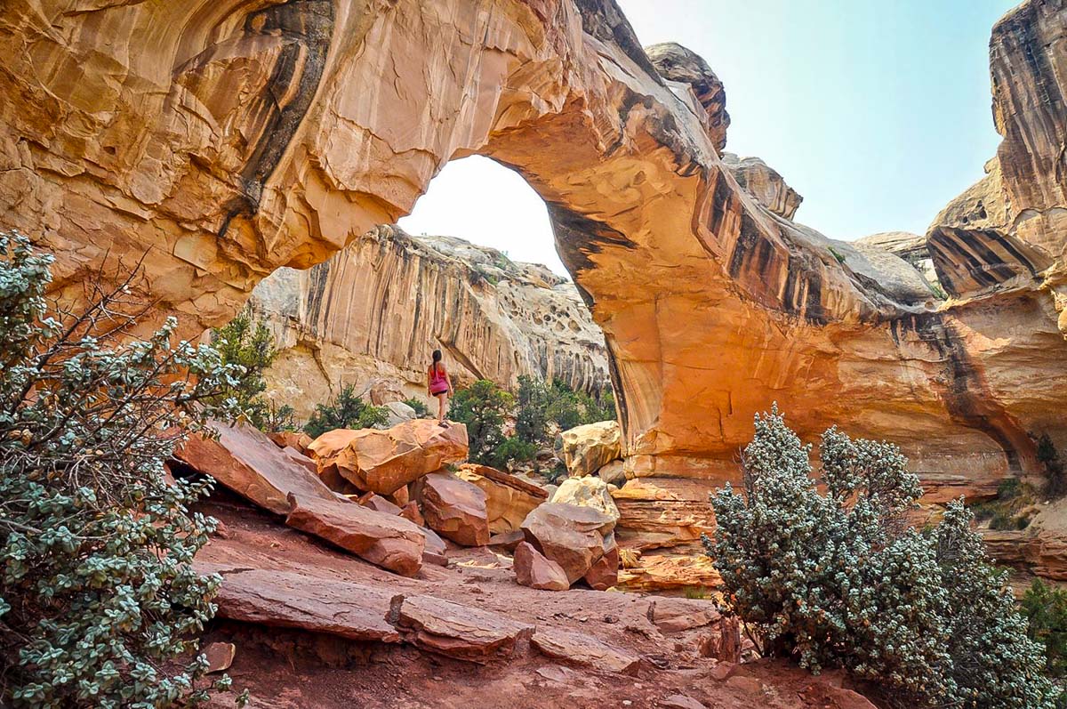 Hickman Bridge Capitol Reef National Park Utah