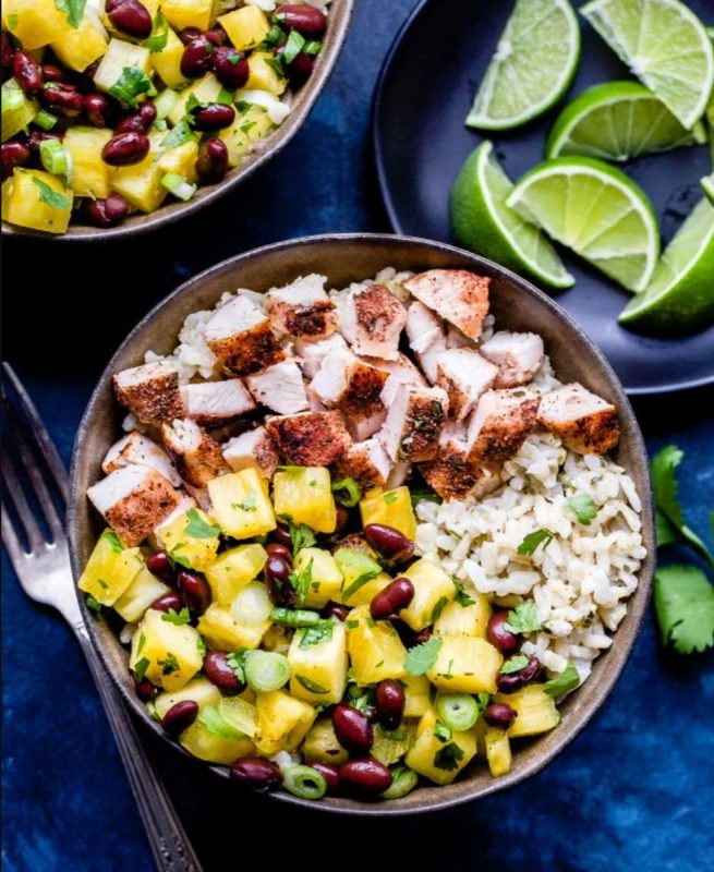 Jerk-Chicken-Bowls (Danae from Recipe Runner)