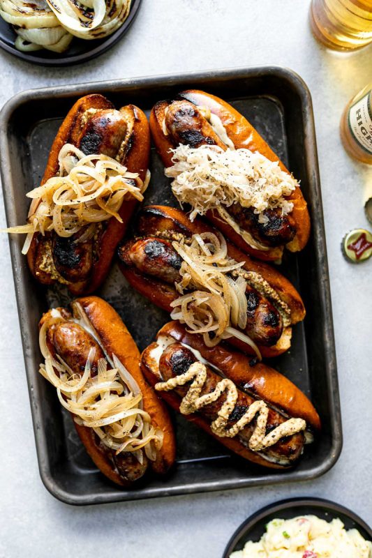 Wisconsin Beer Brats (Jess from Plays Well with Butter)