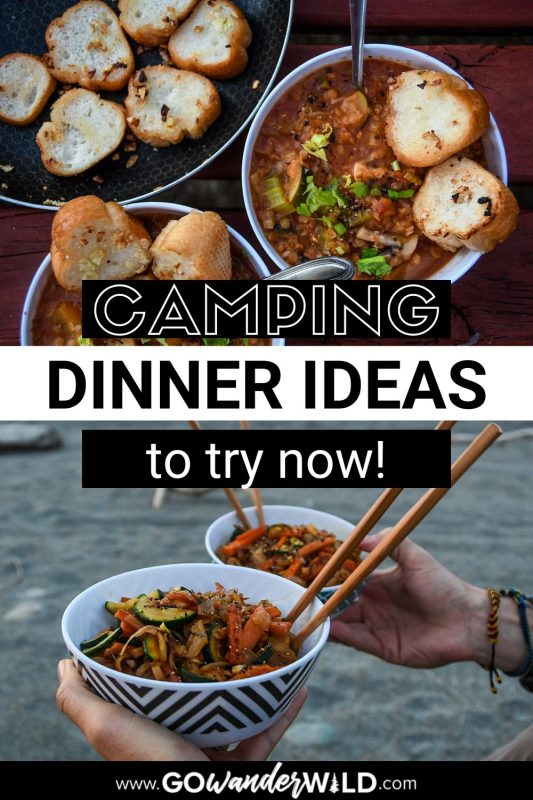 Camping Dinner Ideas | Go Wander Wild