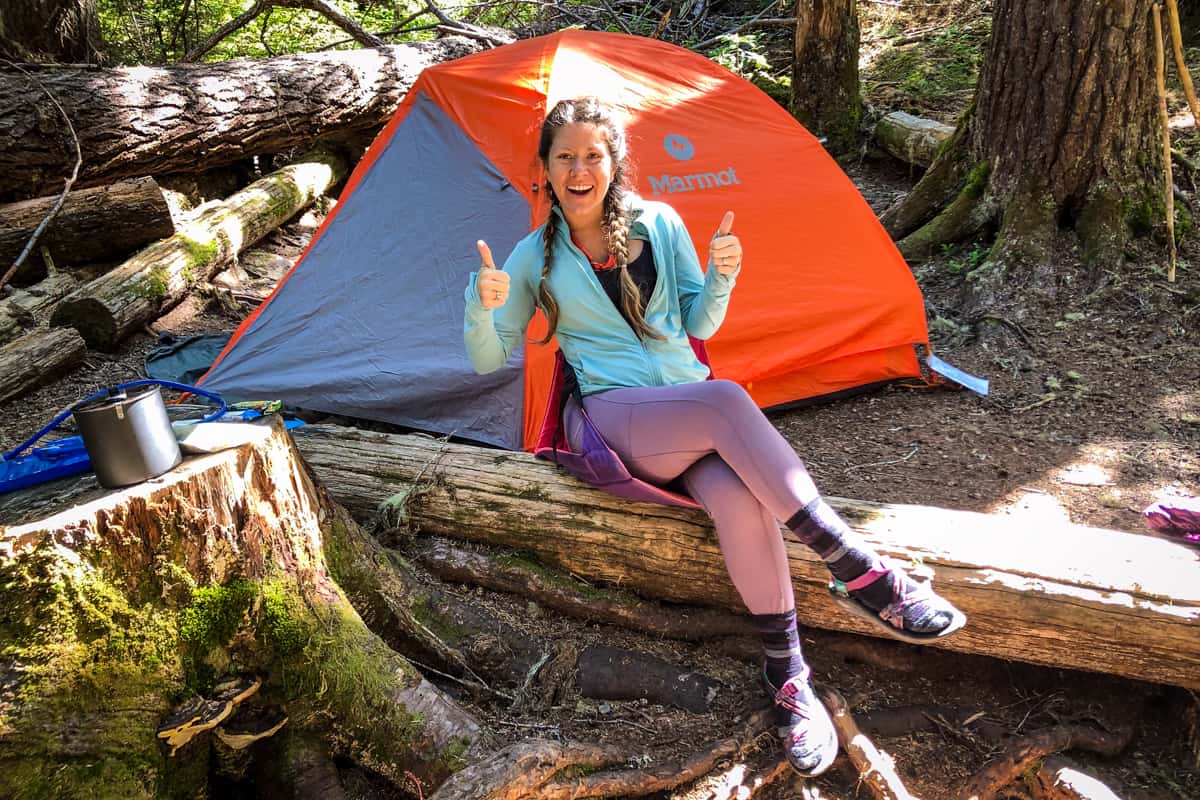 Camping at Mount Rainier National Park