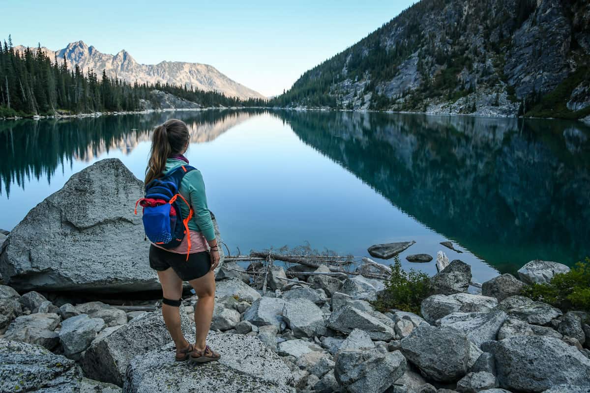 Colchuck lake outlet camping