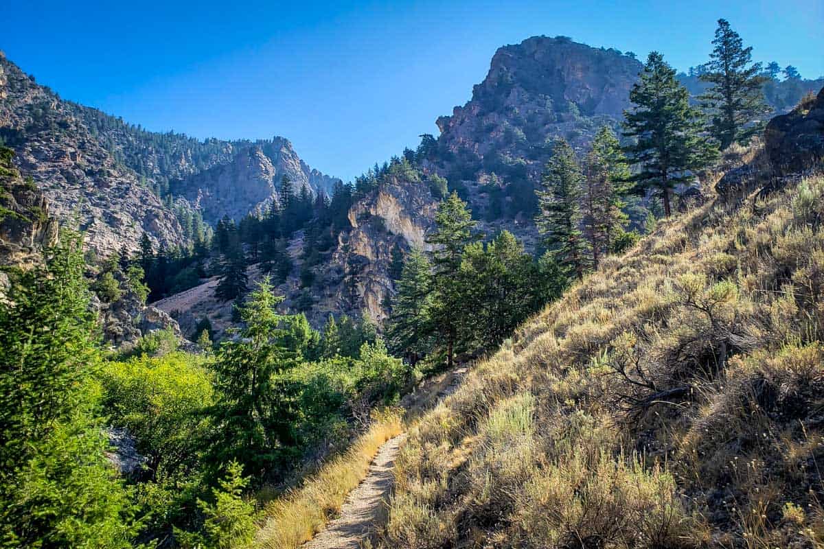 Goldbug Hot Springs trail (Bruce Waddell)