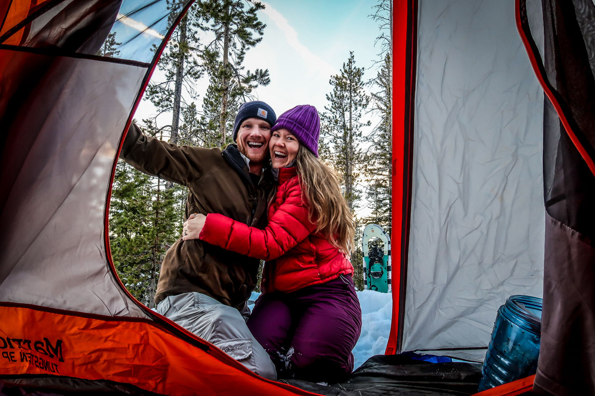 Snow camping