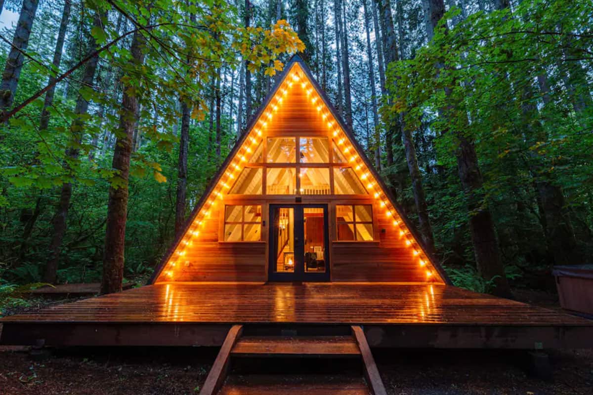 Cabins in Washington | Tye Haus A-frame