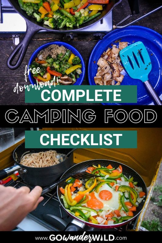 Camping Food List | Go Wander Wild