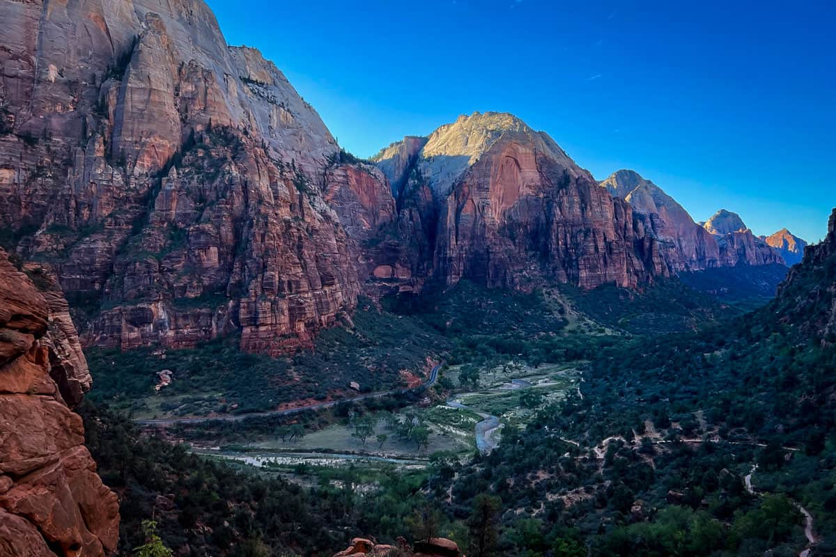 West Rim trail Zion National Park