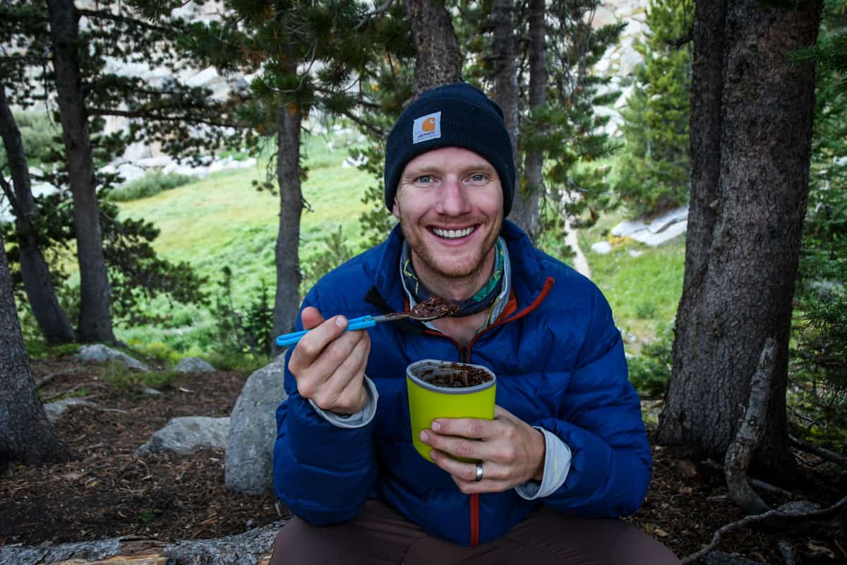 Using plastic cooking pot liners for backpacking food