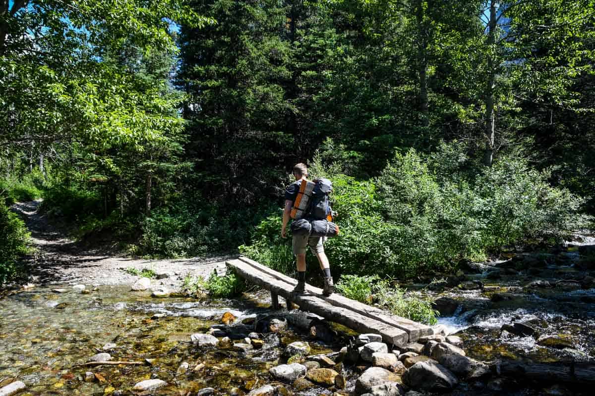 Cracker Lake hike Glacier National Park